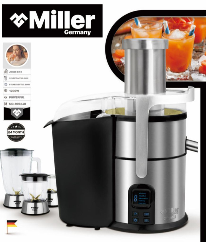 آبمیوه گیری 4 کاره صنعتی میلر آلمان مدل MG-9965JB