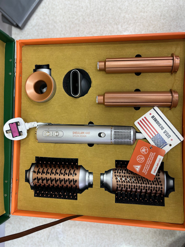 پک سشوار چندکاره شیگلم مدل Dyson Design موتور BLDC (بدون فر مو)