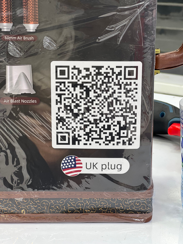 پک سشوار چندکاره شیگلم با فر مو مدل Dyson Design با موتور BLDC