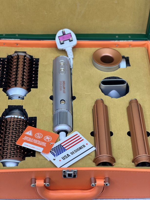 پک سشوار چندکاره شیگلم مدل Dyson Design موتور BLDC (بدون فر مو)