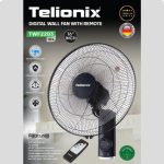 پنکه دیواری ریموت دار تلیونیکس مدل TWF2203 سایز ۱۶ اینچ
