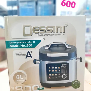 مولتی کوکر دسینی مدل 600 ظرفیت ۶ لیتر با بدنه استیل