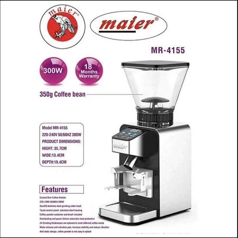 آسیاب قهوه مایر مدل MR4155 سه کاره حرفه‌ای
